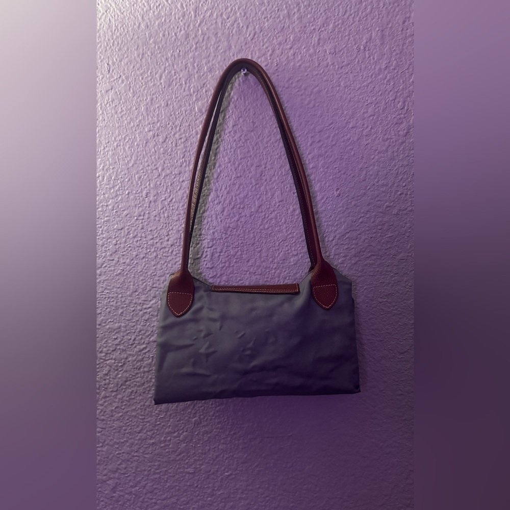 Longchamp Le Pliage Shoulder Bag Folding Tote Outlet Products L Size Grey - Picture 6 of 7